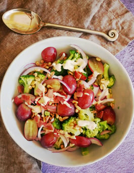 Brocolli and Grape Salad OH P Thermomix