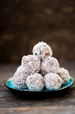 Cacao Coconut Bliss Balls