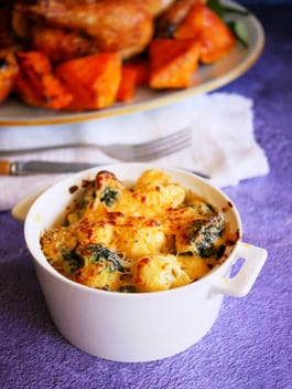 Cauliflower and Brocolli Gratin Air Fryer