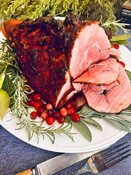Char Siu Glazed Ham with H4 L