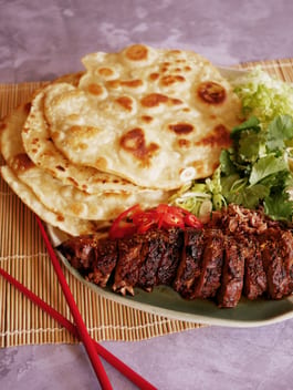Char Sui Pork Wraps P Fotor
