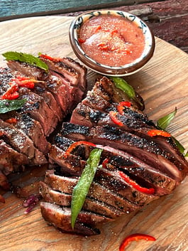 Charred Lamb with Nahm Jim Jaew P