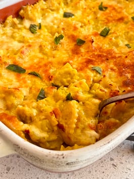 Cheesy Baked Pumpkin Pasta
