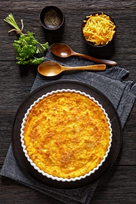 Cheesy Polenta Pie