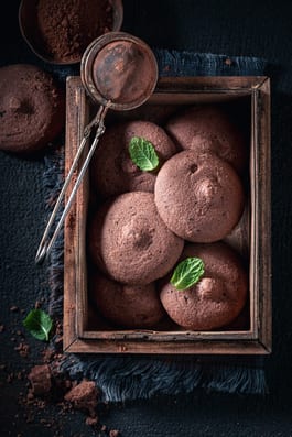 Choc Almond Cookies