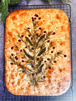Christmas Tree Focaccia