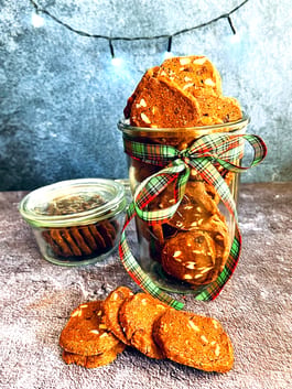 Coffee Chocolate and Macadamia Sables