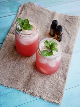 Cranberry Spearmint Coolers Fotor