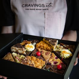 Cravings box being held