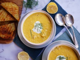 Creamy Chicken Soup with Fresh Dill and Rice LS Fotor