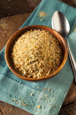Crispy italian style breadcrumbs