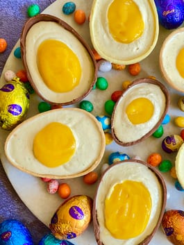 Easter Egg Cheesecakes