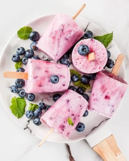 Frozen Blueberry Yoghurt Bites P