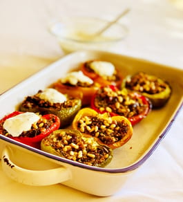 Fruity Quinoa Stuffed Peppers Fotor