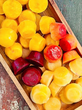 Fruity Tropical Ice Cubes