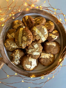 Gilded Golden Cookies