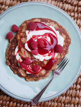 Gluten Free Overnight Almond Pancakes P Fotor