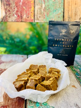 Golden Turmeric Cashew Fudge P ip