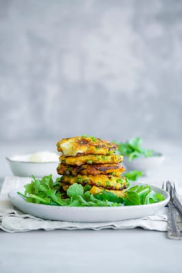 Haloumi Pea Fritters 1