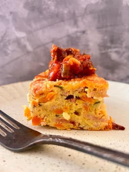 Healthy Carrot and Zucchini Bake