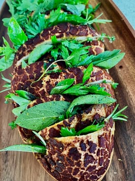 Herb Salad Garlic Bread P