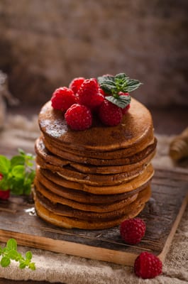 High Protein Banana Pancakes