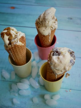 Hokey pokey rum raisin and cookie dough