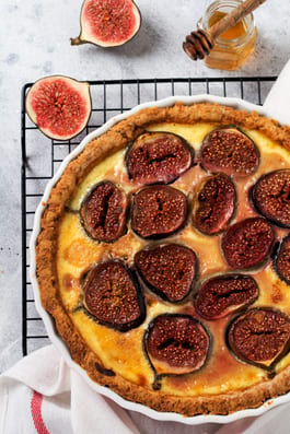 Honey Fig and Almond Tart