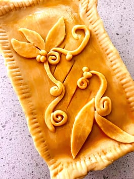Hot Water Pastry with egg wash