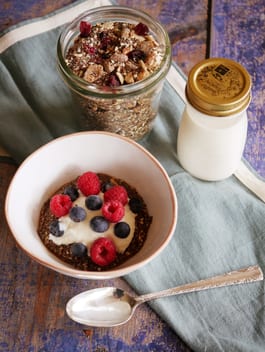 Instant Hot Chia Cereal Fotor