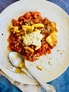 Italian Sausage and Tomato Gnocchi