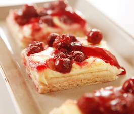 Lemon Cheesecake Pizza With Cherry Sauce Copy Fotor