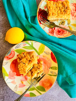 Lemon Crumble Slice