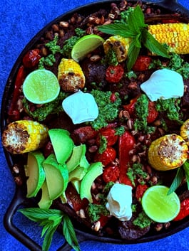 Mexican Lamb Tray Bake