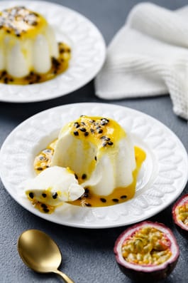 Milk Kefir Panna Cotta with Honey