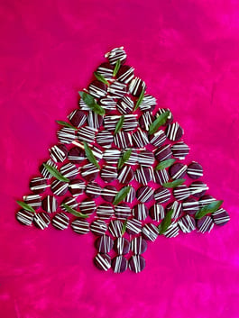Mini Mint Thin Christmas Tree1