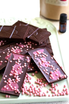 Minted Chocolate Bars Fotor