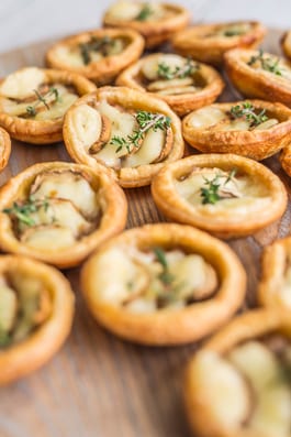 Mushroom tartlets