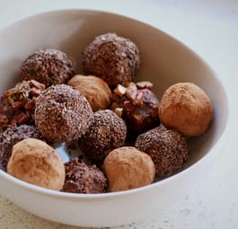 Pecan-Brew Choc-Truffles-