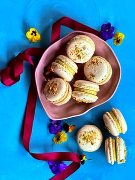 Pistachio Macarons
