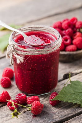 Raspberry Jam with Lemon