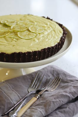 Raw Key Lime Pie