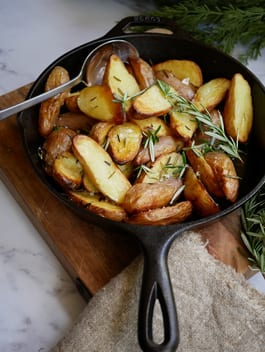 Rosemary Garlic Crispy Potatoes P
