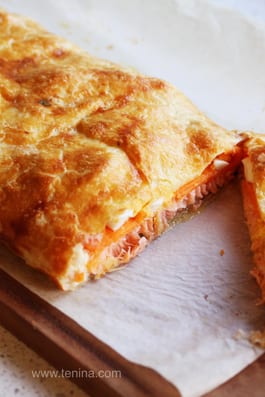 Salmon-Coulibiac