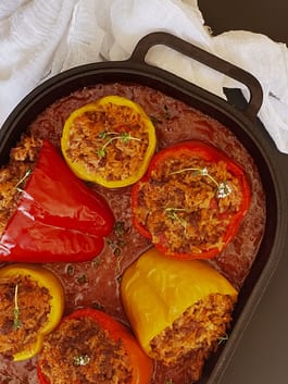 Savoury Stuffed Peppers P
