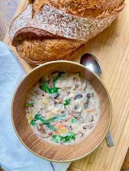 Slow Cooker French Chicken Soup