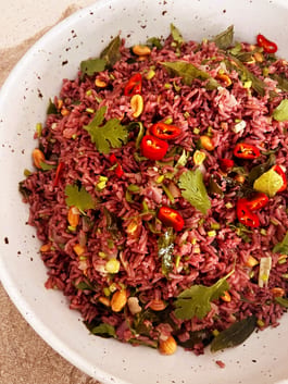 Spicy Peanut Rice