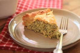 Spinach and Rice Slice