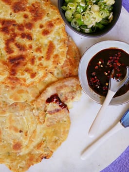 Spring Onion Pancakes OH P TENINA