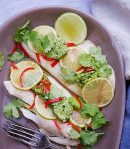 Thai Fish with Coriander Butter P Fotor